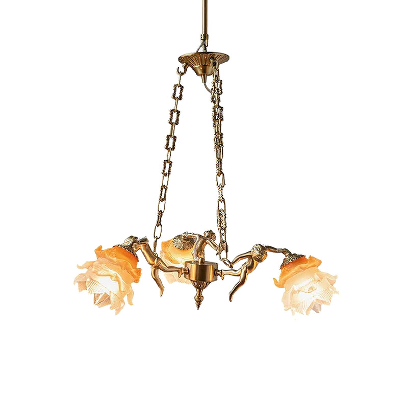 Putti Statuettes Brass Suspension | Korewolamp