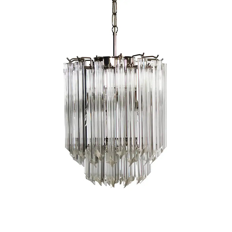 Quadriedri Murano Prisms Transparant Chandelier | Korewolamp
