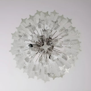 Quadriedri Murano Prisms Transparant Chandelier