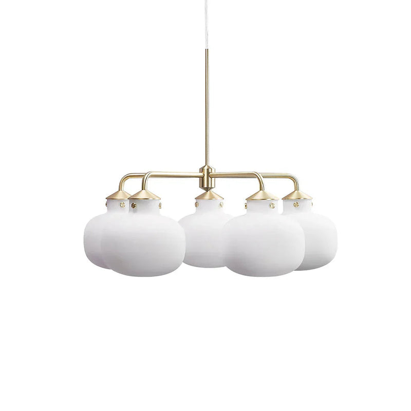 Raito Glass Globe Pendant Chandelier | Korewolamp