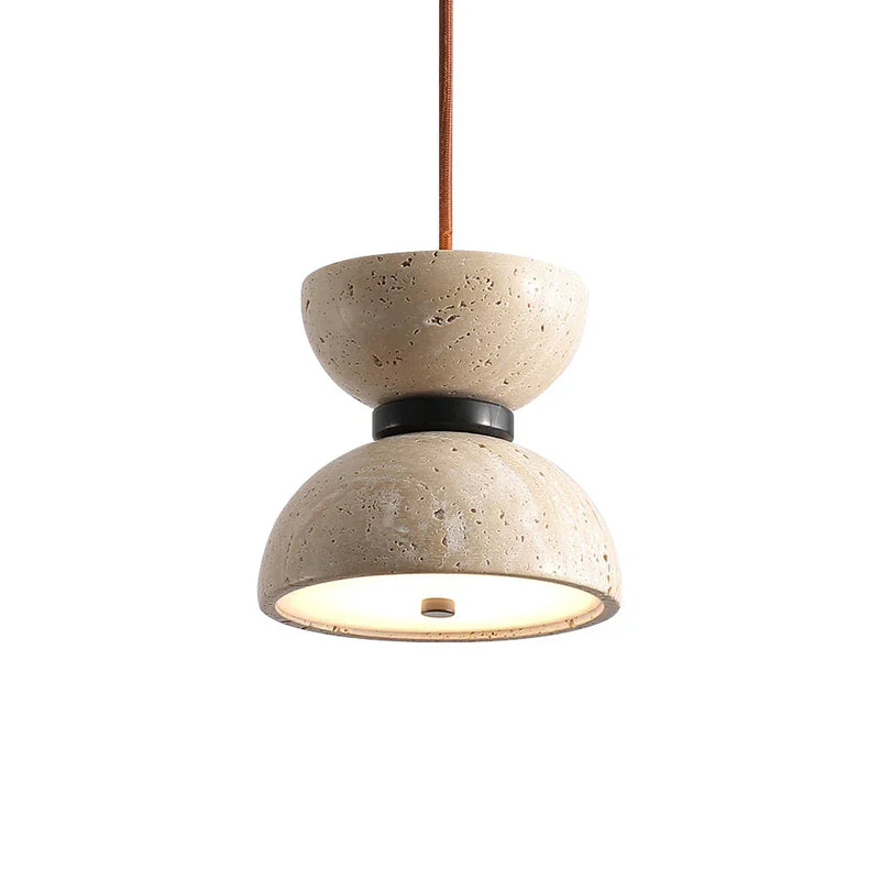 Randolf Travertine Pendant Lamp | Korewolamp