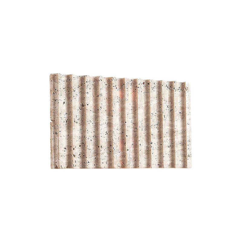 Rectangle Grille Travertine Wall Lamp | Korewolamp