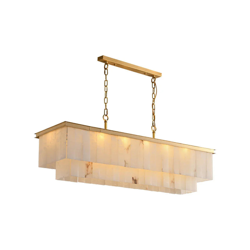 Rectangular Alabaster Chandelier | Korewolamp
