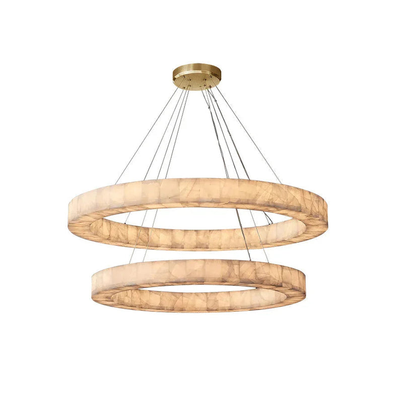 Alabaster Rivage Round Chandelier | Korewolamp