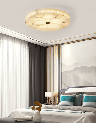 Alabaster Round Ceiling Lamp