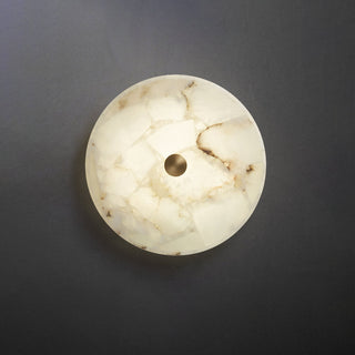 Alabaster Round Ceiling Lamp