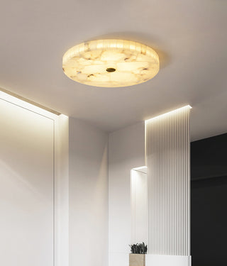 Alabaster Round Ceiling Lamp