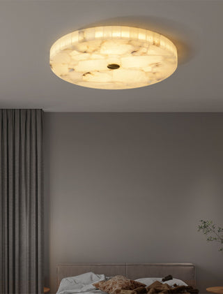 Alabaster Round Ceiling Lamp