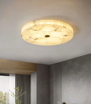 Alabaster Round Ceiling Lamp