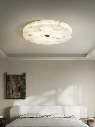 Alabaster Round Ceiling Lamp