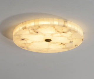 Alabaster Round Ceiling Lamp