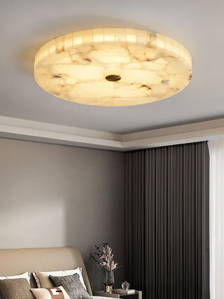 Alabaster Round Ceiling Lamp