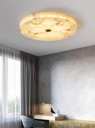 Alabaster Round Ceiling Lamp