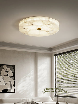 Alabaster Round Ceiling Lamp