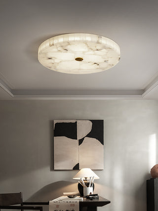 Alabaster Round Ceiling Lamp