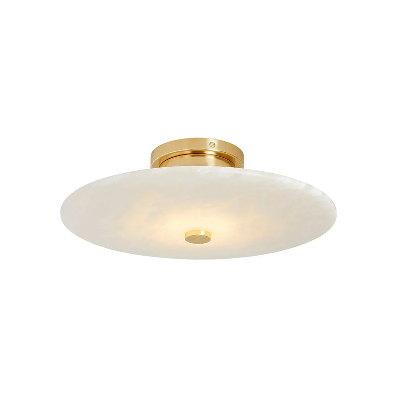 Round Ankeny Alabaster Ceiling Lamp | Korewolamp