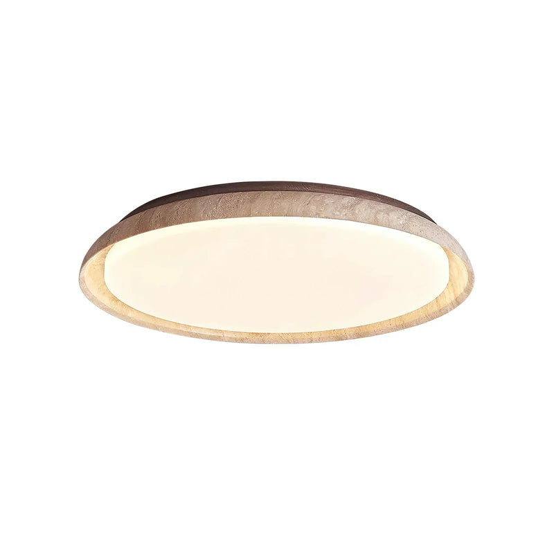 Round Kuzco Travertine Ceiling Light | Korewolamp