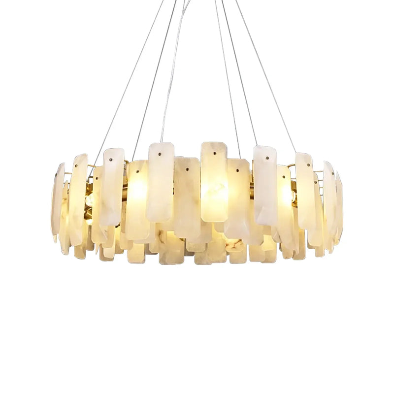 Round Noah Alabaster Chandelier | Korewolamp