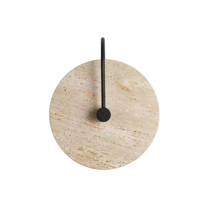 Round Travertine Wall Lamp | Korewolamp