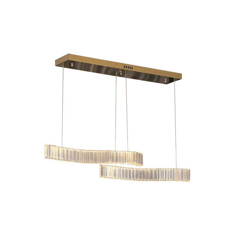 Simple Wave Crystal Chandelier | Korewolamp