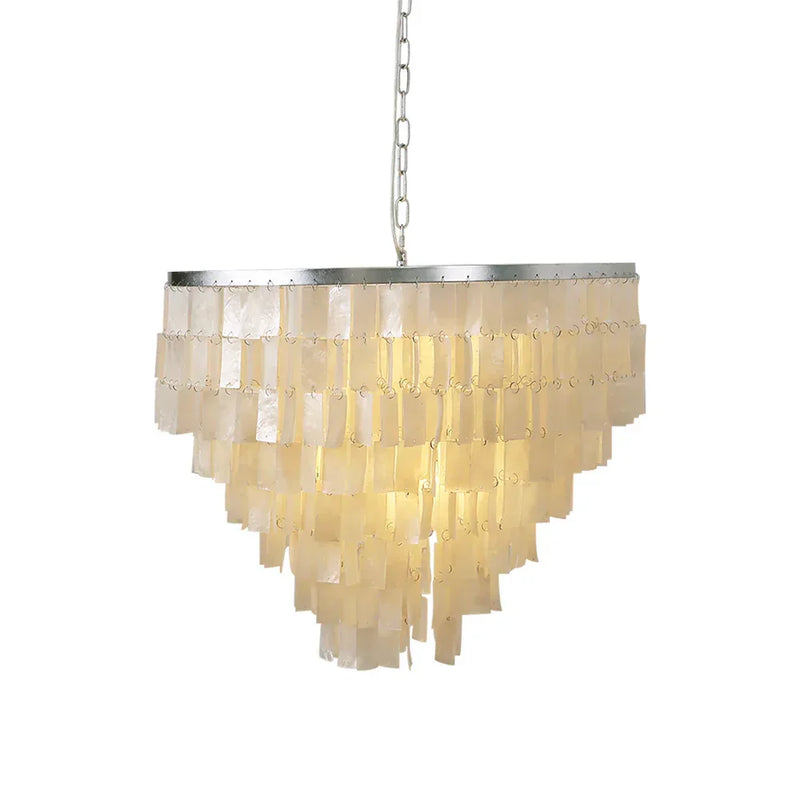 Skye Light Tiered Shell Chandelier | Korewolamp