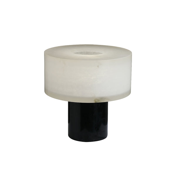 Small Solid Alabaster Table Lamp