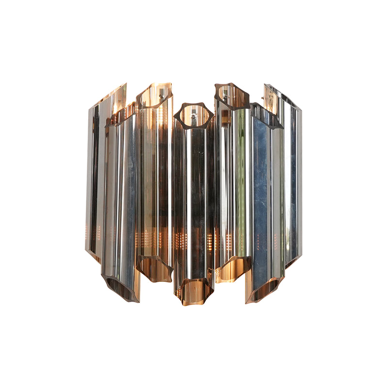 Smoked Mirror Palermo Wall Light | Korewolamp
