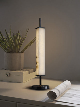 Spere Cuboid Marble Table Lamp