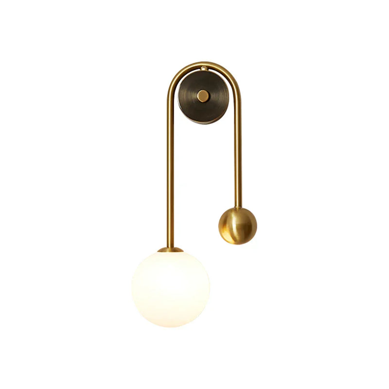 Spherical Light Luxury Wall Lamp | Korewolamp