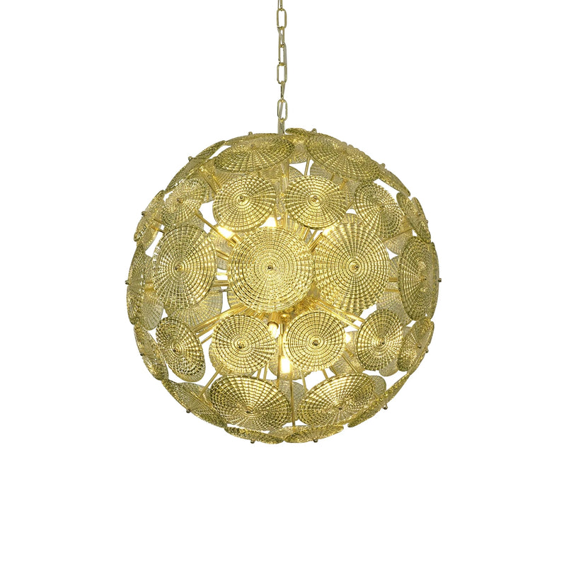 Sputnik Sphere Glass Disc Chandelier | Korewolamp