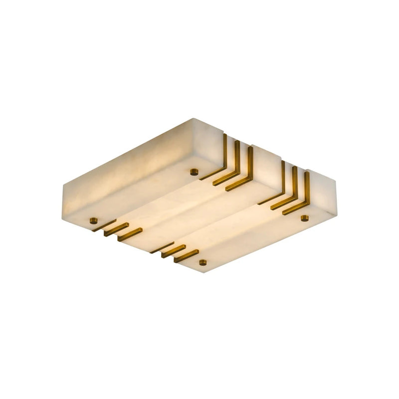 Square Alabaster Ceiling Lamps | Korewolamp