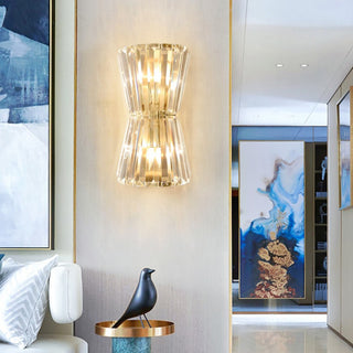 Tapered Crystal Wall Lamp