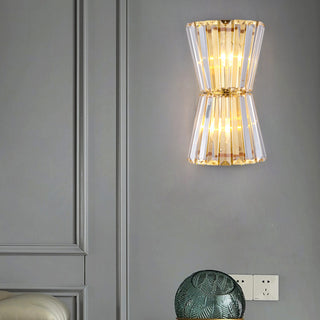 Tapered Crystal Wall Lamp