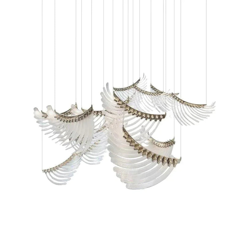 Tiered Palmette Chandelier | Korewolamp