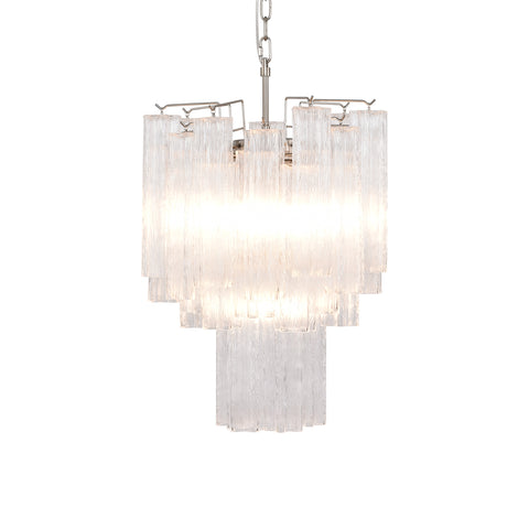 Transparent Murano Glass Tube Chandelier | Korewolamp