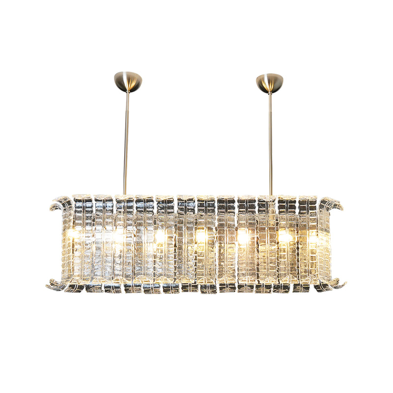 Transparent Murano Leaf Shaped Chandelier | Korewolamp