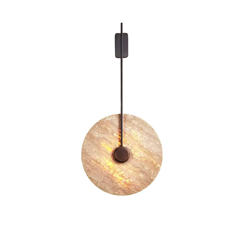 Travertine Disc Wall Lamp | Korewolamp