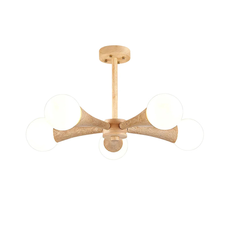 Travertine Hedra Chandelier | Korewolamp