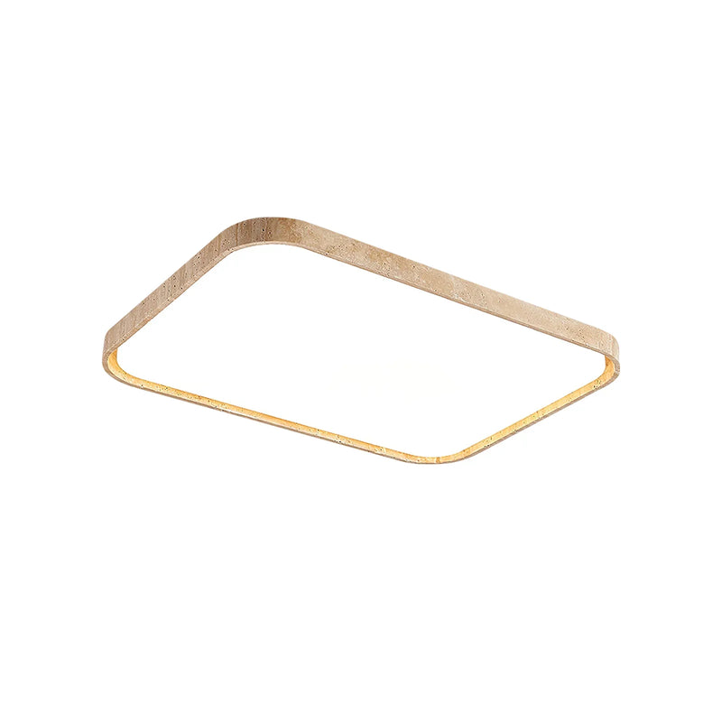 Travertine Lumo Stone Ceiling Light | Korewolamp