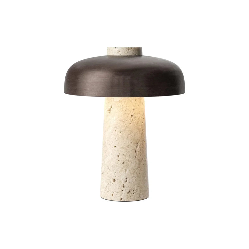 Travertine Reverse Table Lamp | Korewolamp