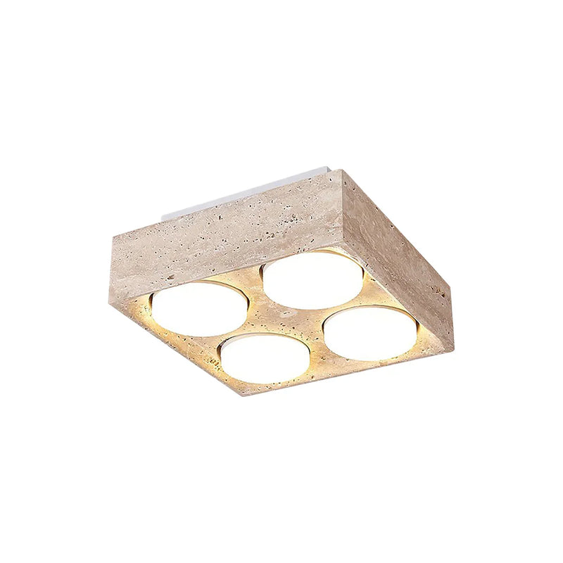 Travertine Sky Hole Ceiling Lamp | Korewolamp
