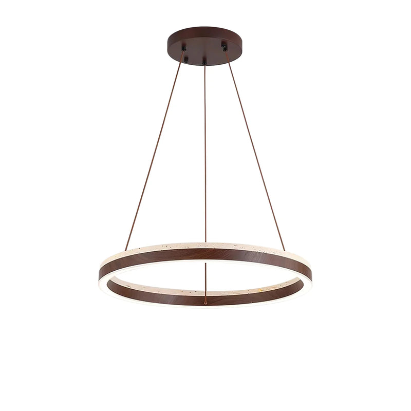 Travertine Solaro Round Chandelier | Korewolamp