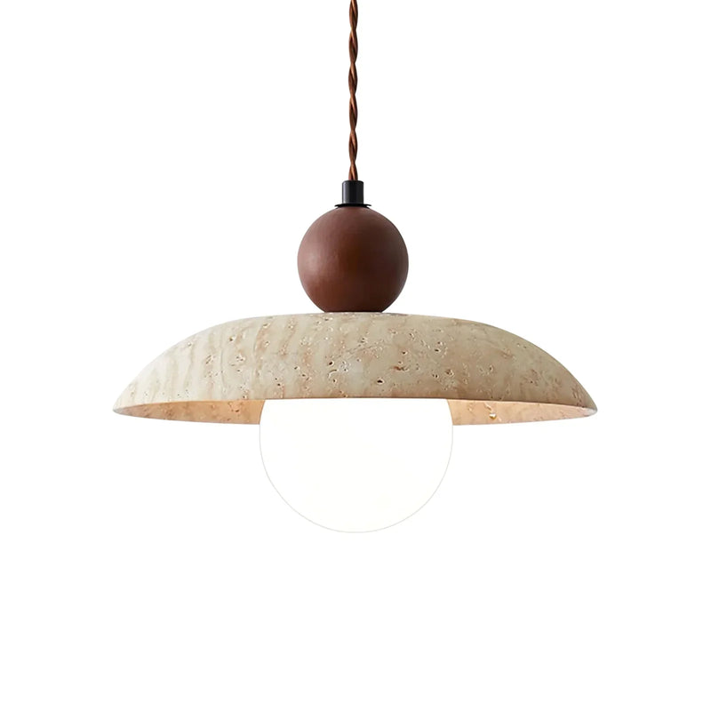 Travertine Soluna Pendant Light | Korewolamp