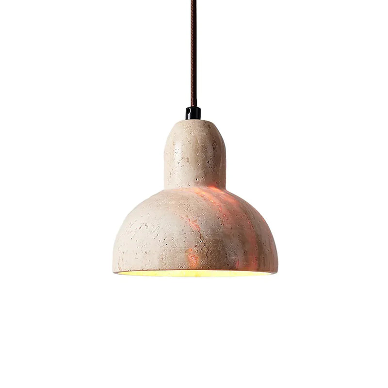 Travertine Terra Halo Pendant Light | Korewolamp