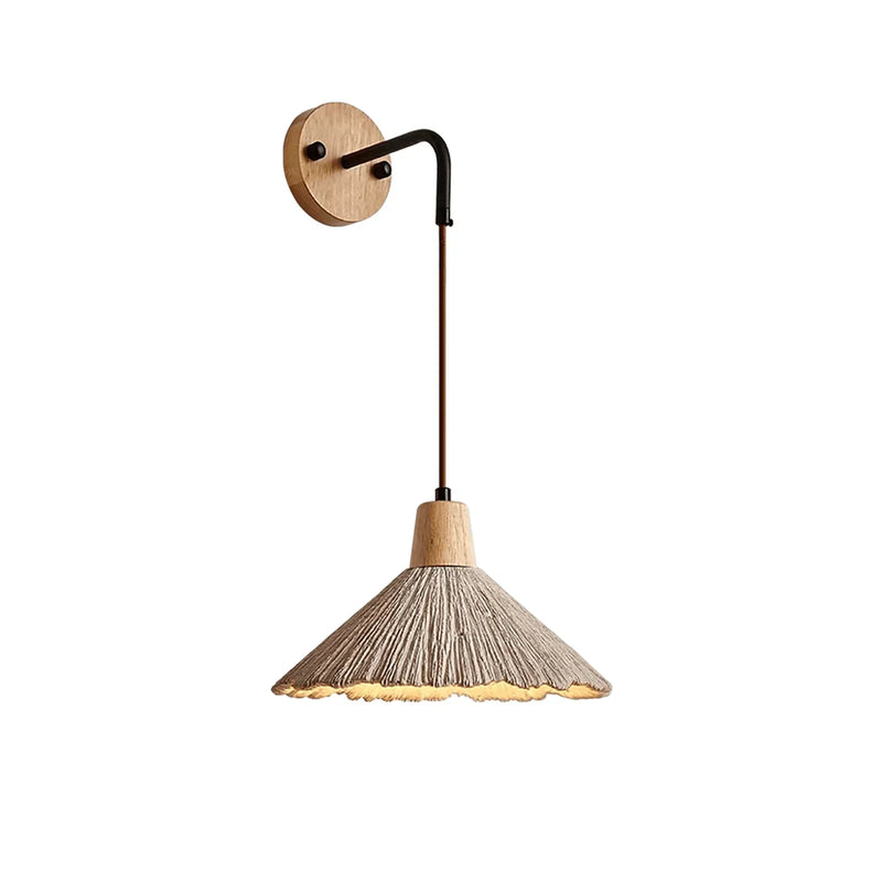 Cement Vintage Wood Wall Lamp | Korewolamp