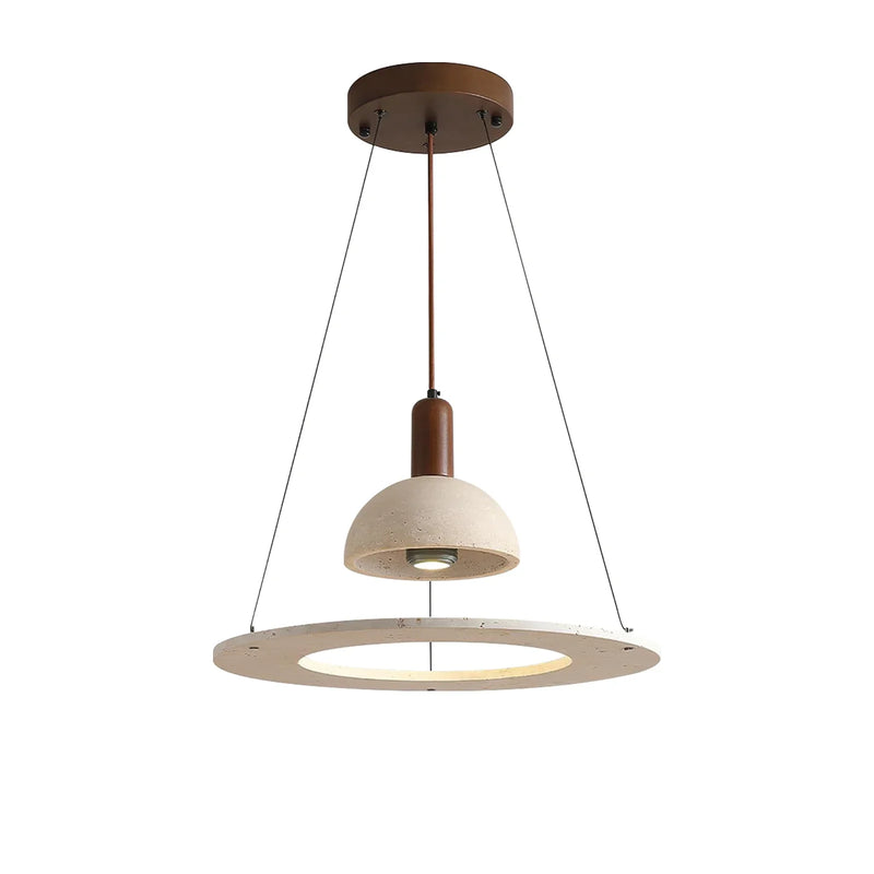 Travertine Vistara Geometric Pendant Lamp | Korewolamp