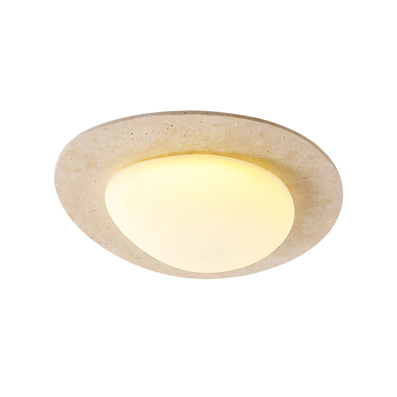 Travertine Oval Ceiling Light | Korewolamp