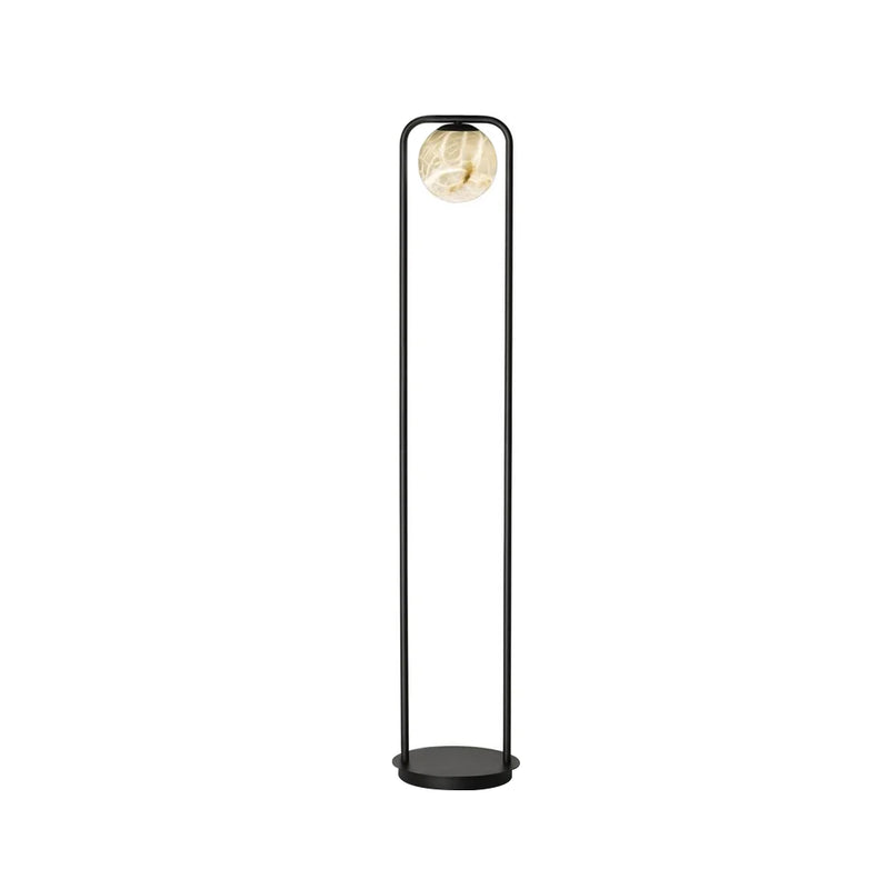 Alabaster Tribeca Black Floor Lamp | Korewolamp