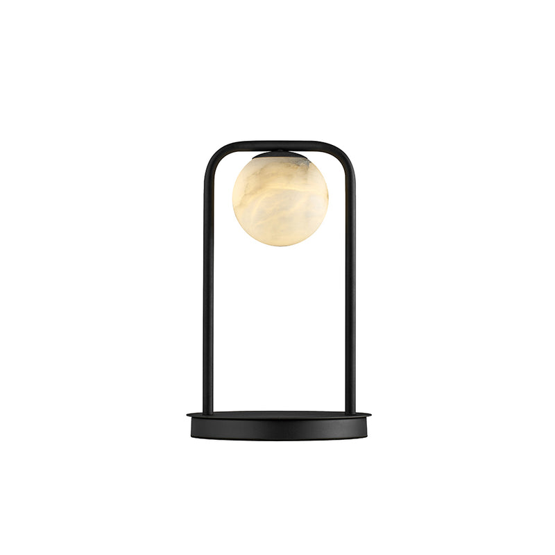 Alabaster Tribeca Black Table Lamp | Korewolamp