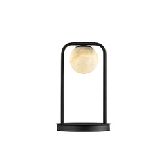 Alabaster Tribeca Black Table Lamp